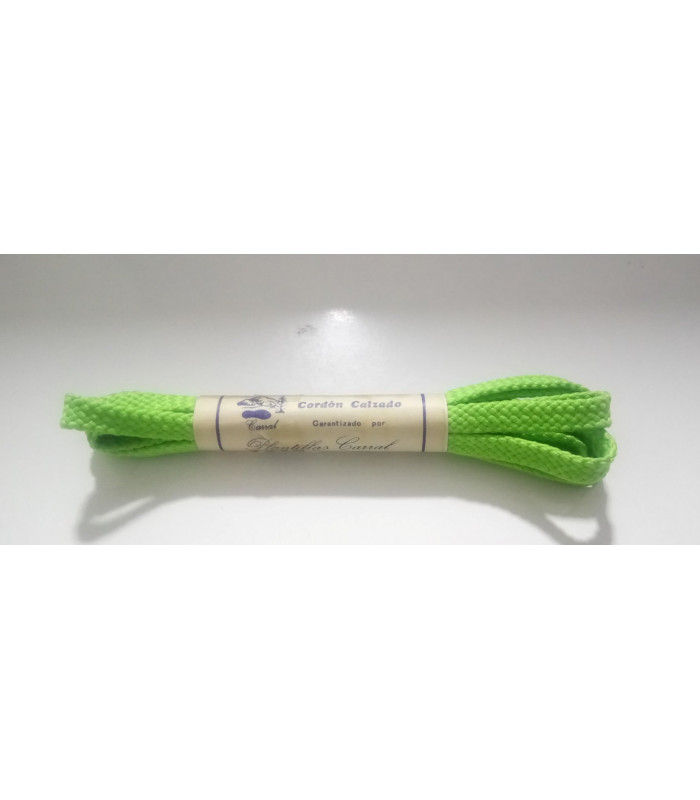 Cordón Calzado Verde Longitud 90-100 cm